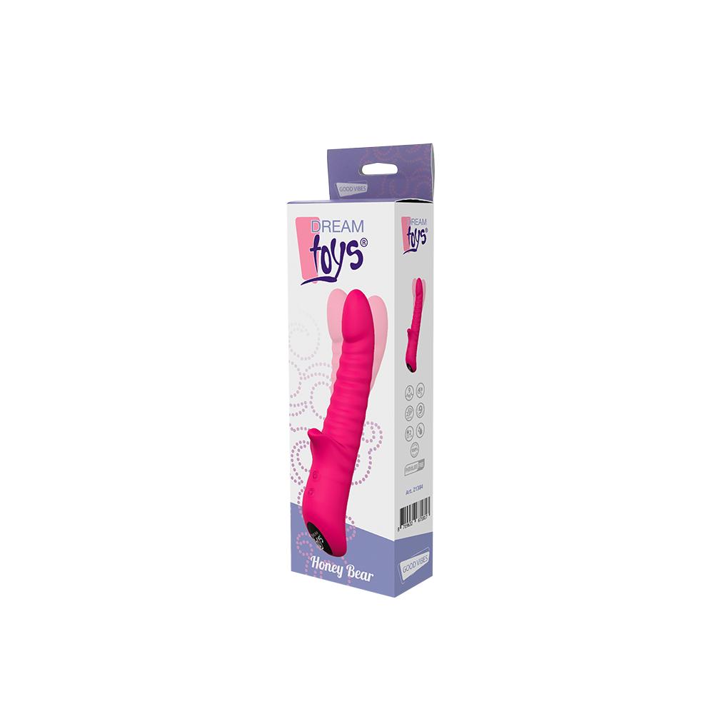 DREAM TOYS HONEY BEAR MAGENTA