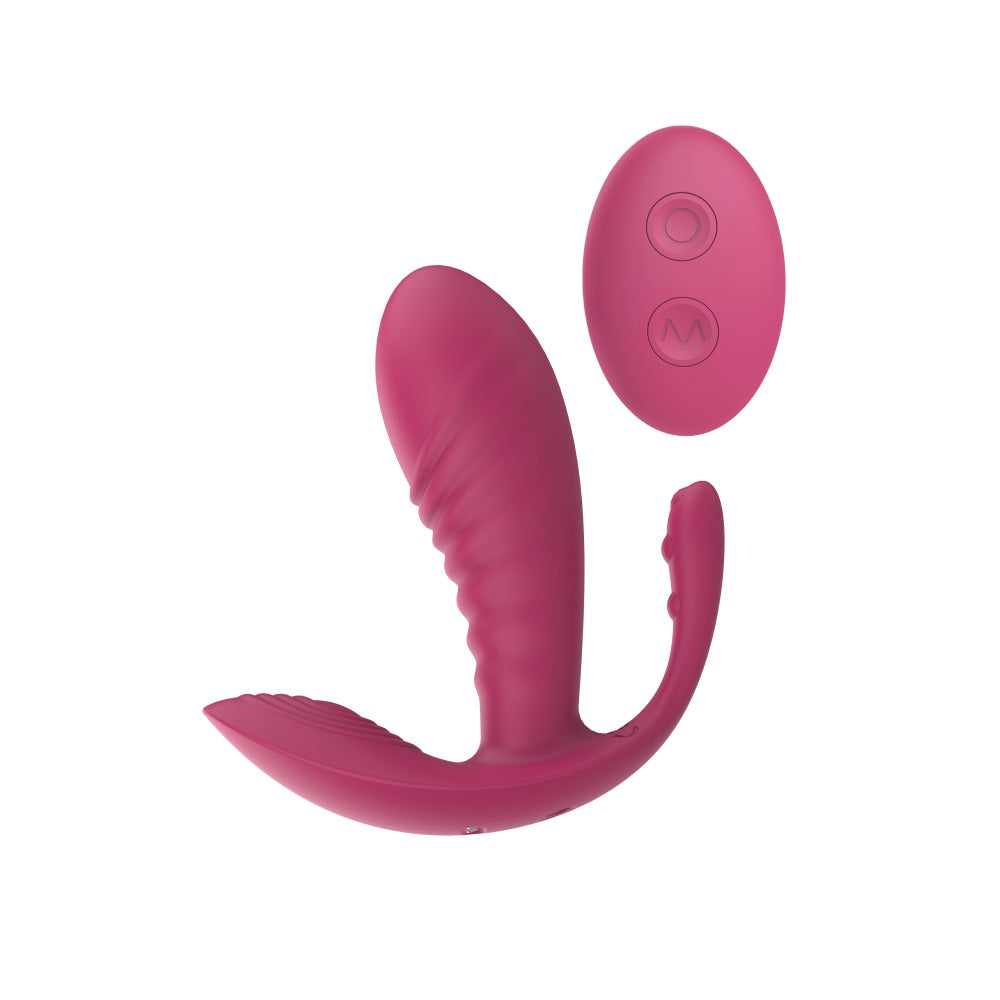 ESSENTIALS TRIPLE PLEASURE VIBE PINK