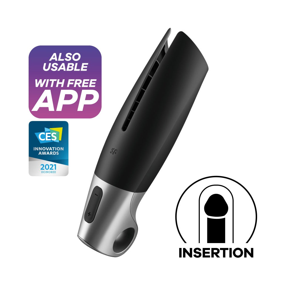 Satisfyer - Power Masturbator - App Controlled - Nero