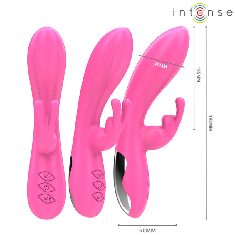 INTENSE - VIBRATORE RANDALL RABBIT 10 VIBRAZIONI ROSA