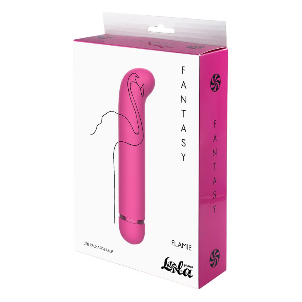 Lola Games - Vibratore Punto G Ricaricabile Flessibile Flamie