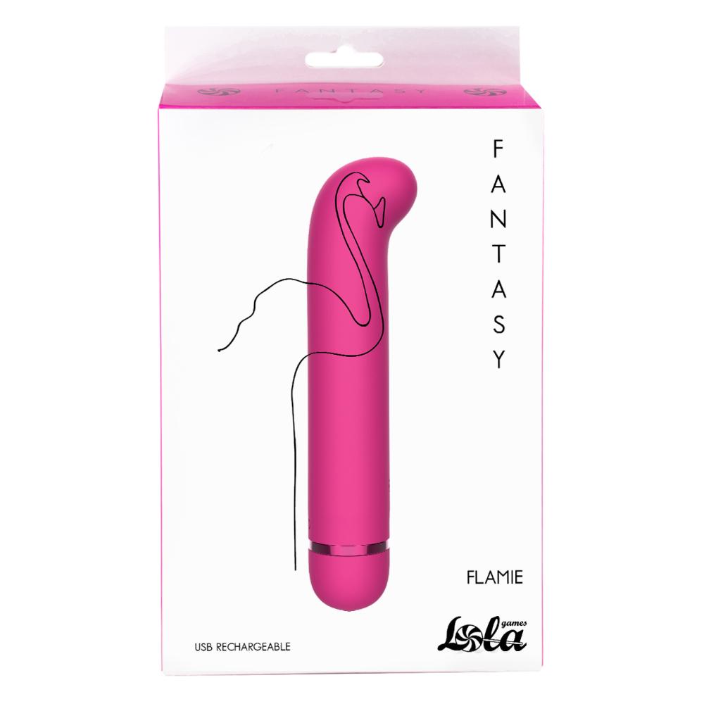 Lola Games - Vibratore Punto G Ricaricabile Flessibile Flamie