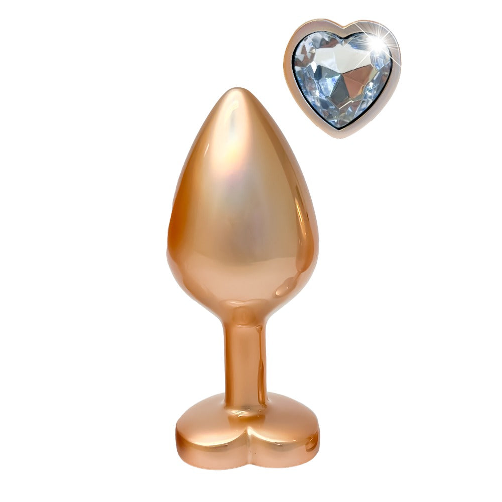 GLEAMING LOVE PEARL GOLD PLUG MEDIUM