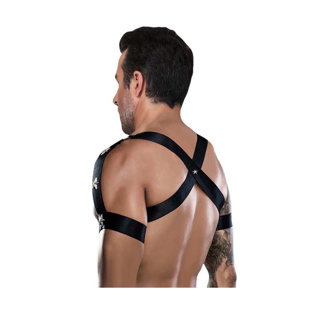 Oh Yeah - Harness Uomo in Ecopelle con Stelle