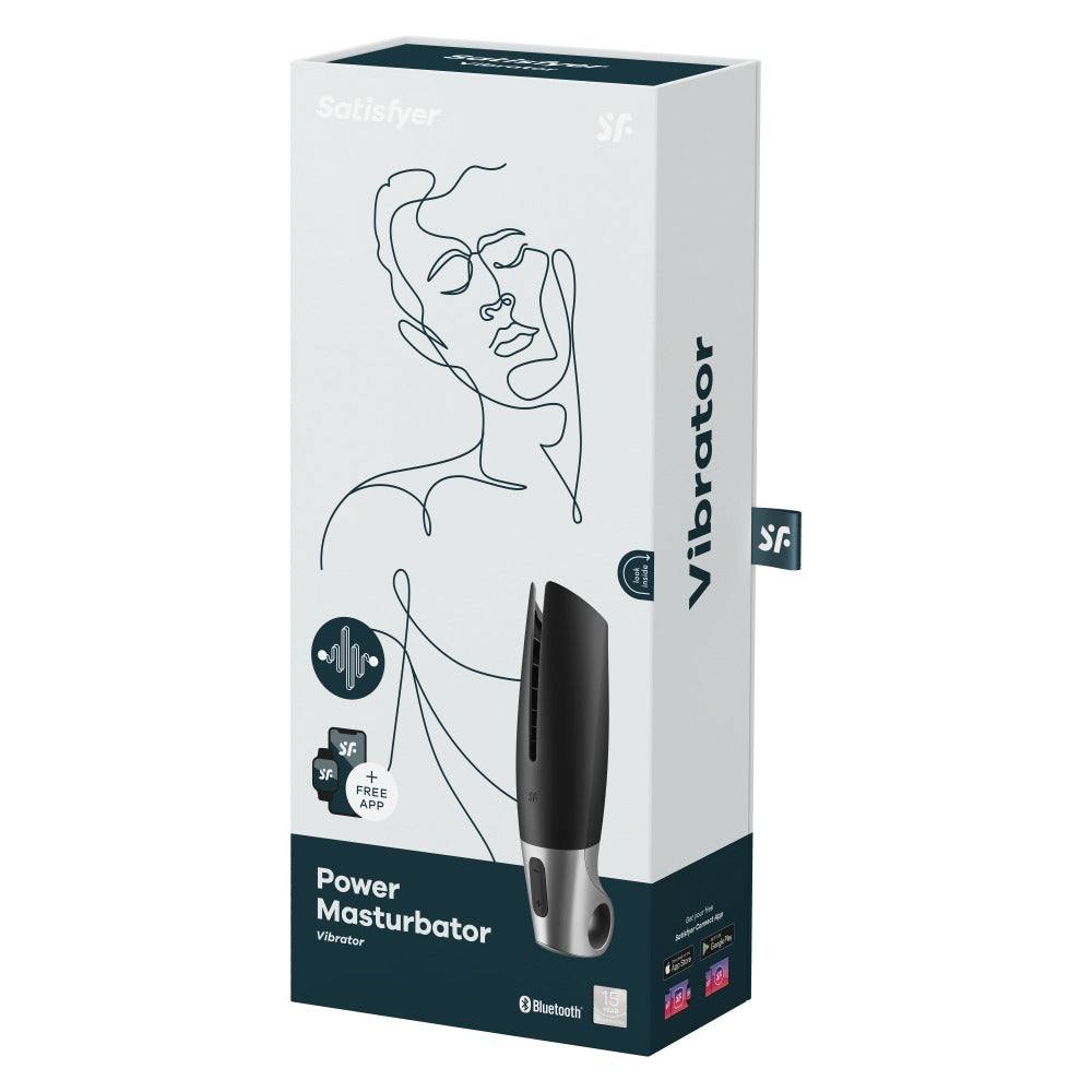 Satisfyer - Power Masturbator - App Controlled - Nero