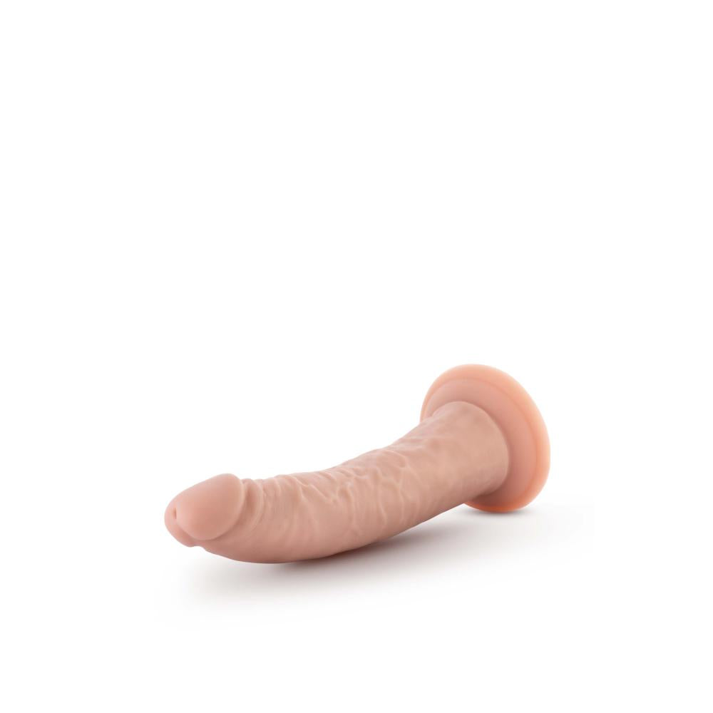 DR. SKIN PLUS 7 INCH POSABLE DILDO VANILLA