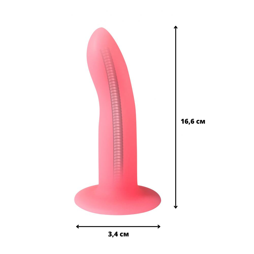 Lola Games - Dildo Pieghevole Fluorescente Moon Beam - Rosa