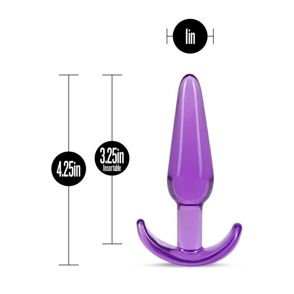 B YOURS CURVY ANAL PLUG PINK