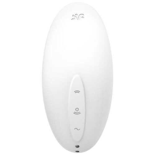 SATISFYER - STIMOLATORE E VIBRATORE A IMPULSI D'ARIA VULVA LOVER 2 BIANCO