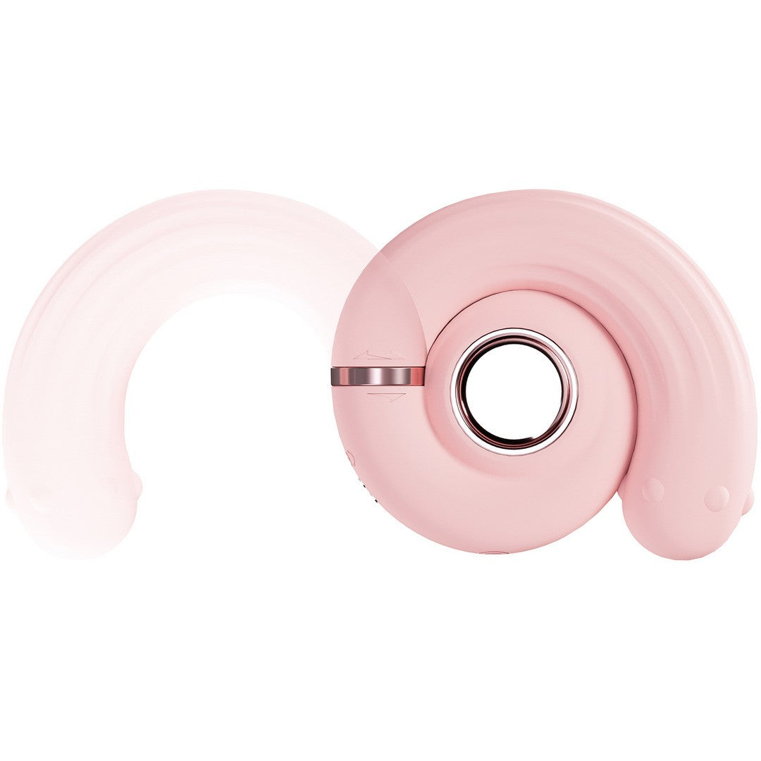 VIBRATORE CON PERLE ROTANTI PERLES SWIRL ROSA LOVELINE