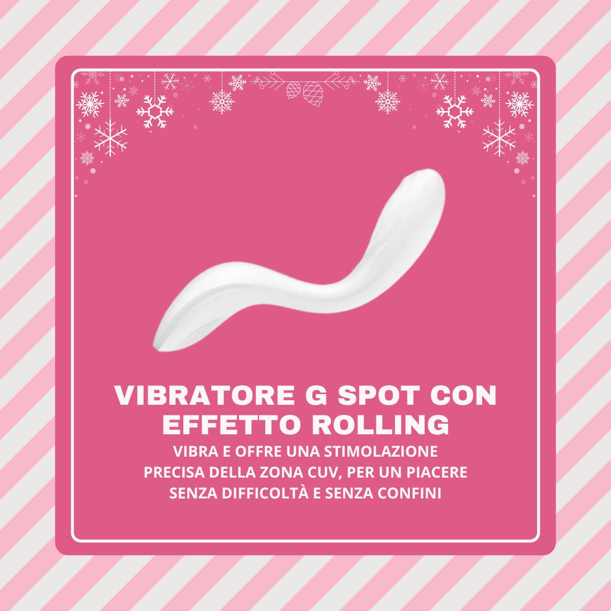SATISFYER - VIBRATORE RRROLLING PLEASURE GSPOT BIANCO