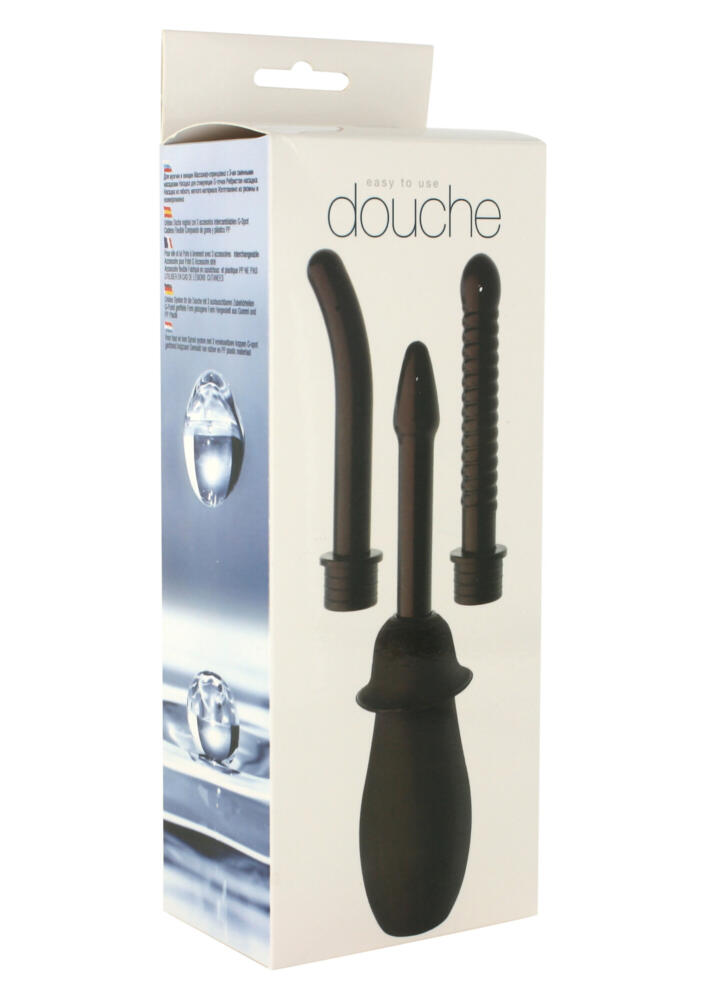 Anal Douche Kit Black