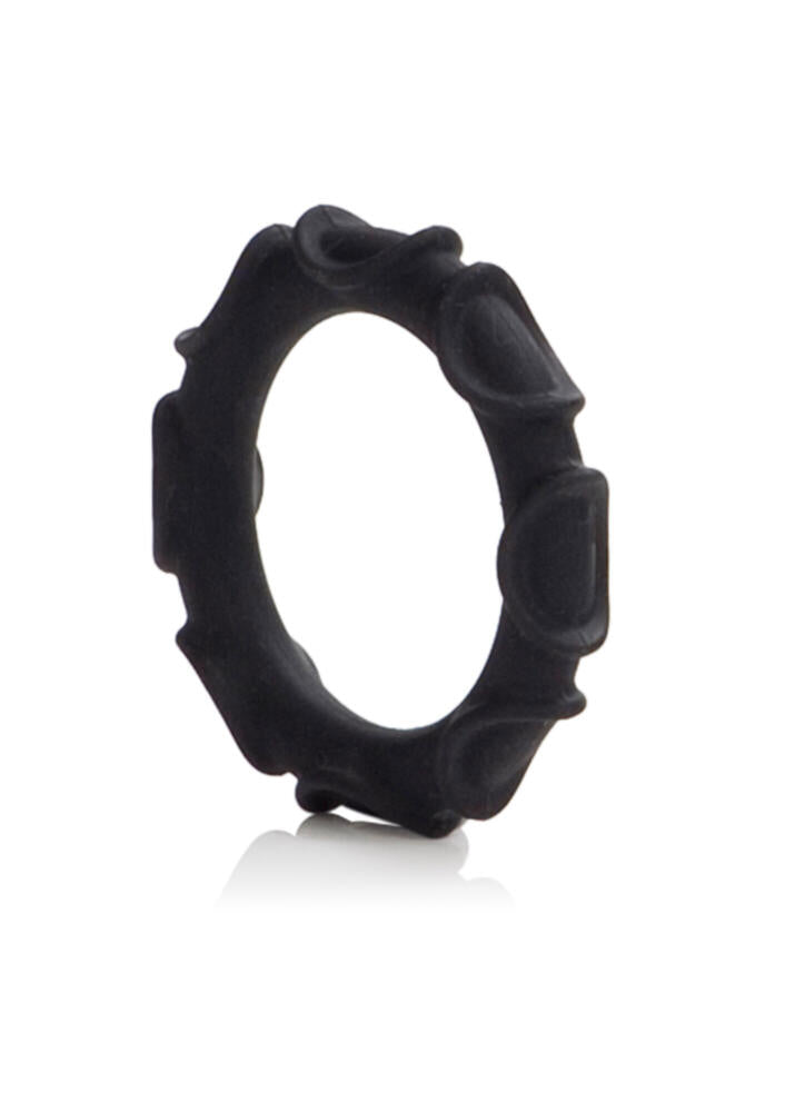 Atlas Silicone Ring Black