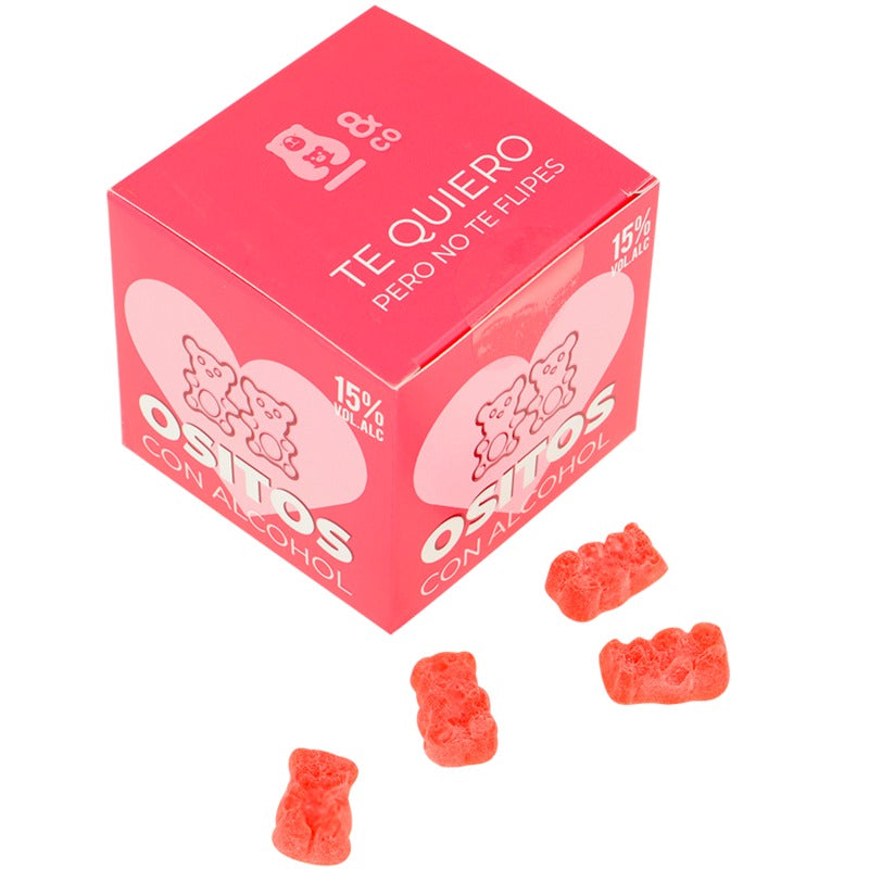 GUMMY BEARS WITH ALCOHOL - GIN AND STRAWBERRY