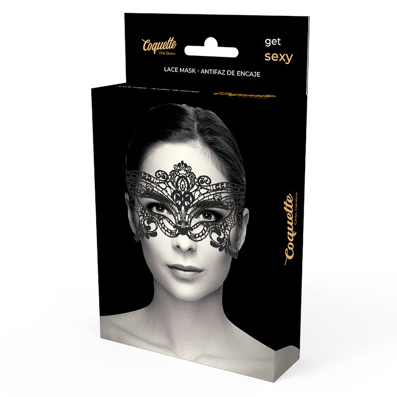 MASCHERA IN PIZZO COQUETTE CHIC DESIRE NERA