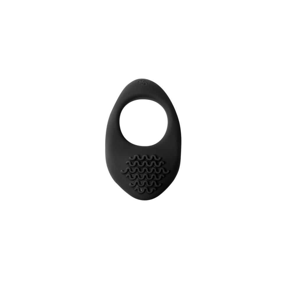 Anello Fallico Vibrante Pure Passion Moonshine - Nero
