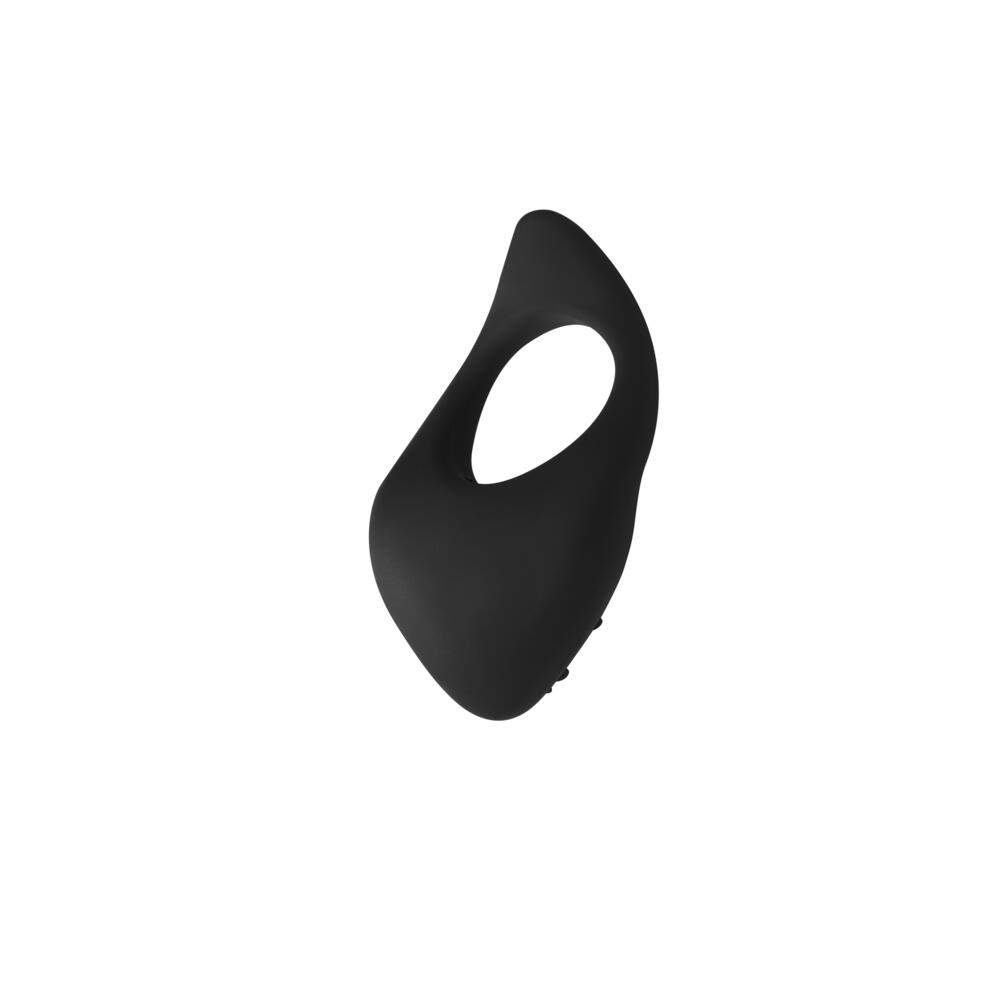 Anello Fallico Vibrante Pure Passion Moonshine - Nero