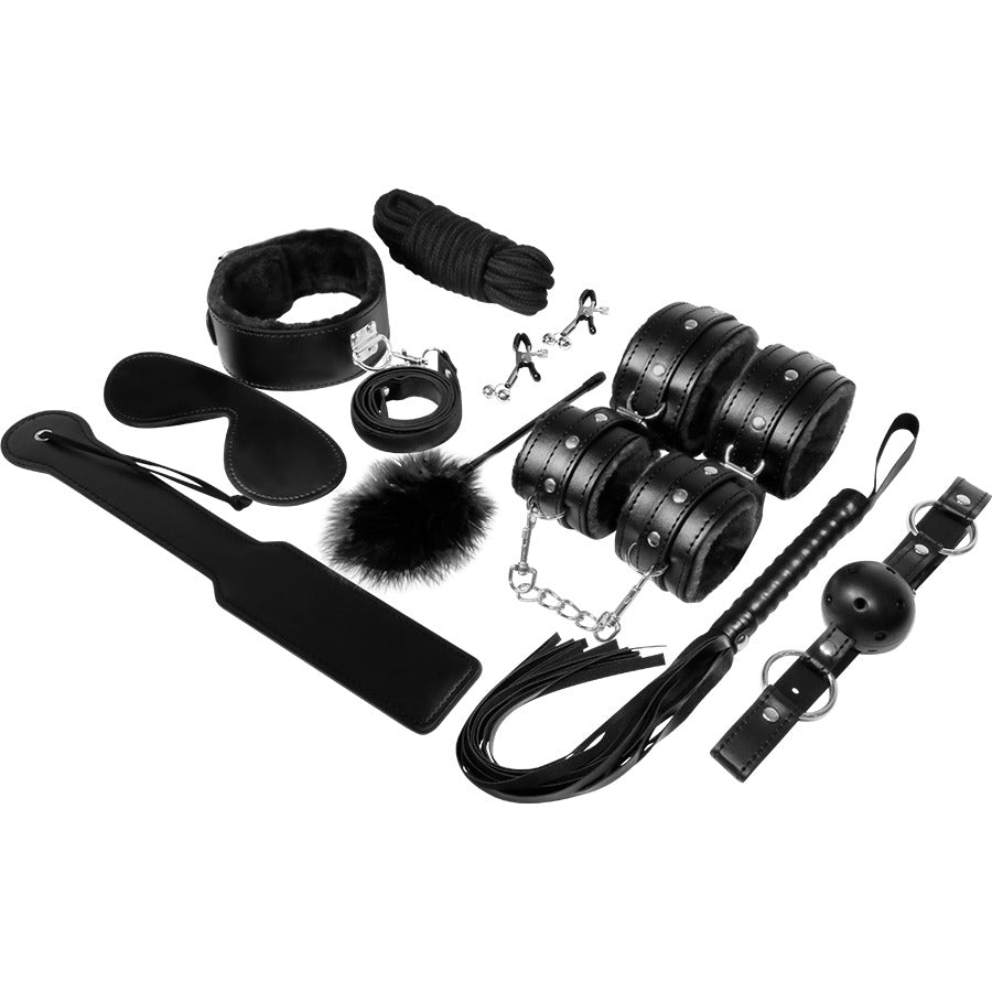 BDSM FETISH EXPERIENCE KIT MUSTA SARJA