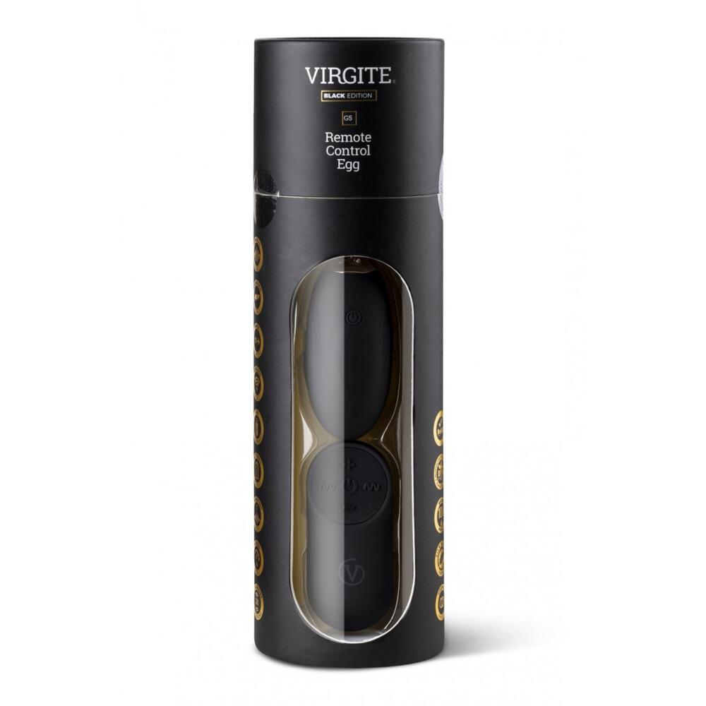 Virgite - Ovulo Ricaricabile con Controllo Remoto G5 - Black Edition